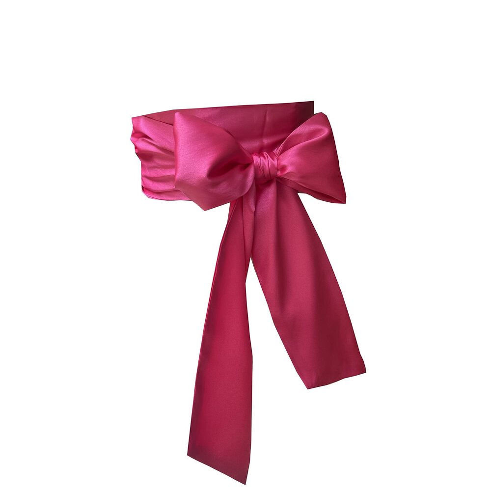7537 Women Satin Sash Belts For Bridal Bridesmaid Dresses Girls Waist